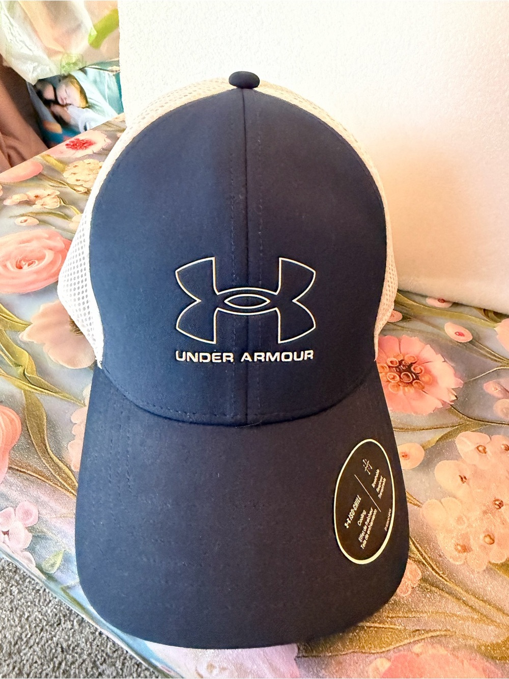 Men’s Under Armour ISO-CHILL Driver Mesh Golf Cap Hat Midnight Navy M/L